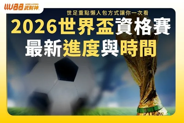 2026世界盃資格賽最新進度與時間